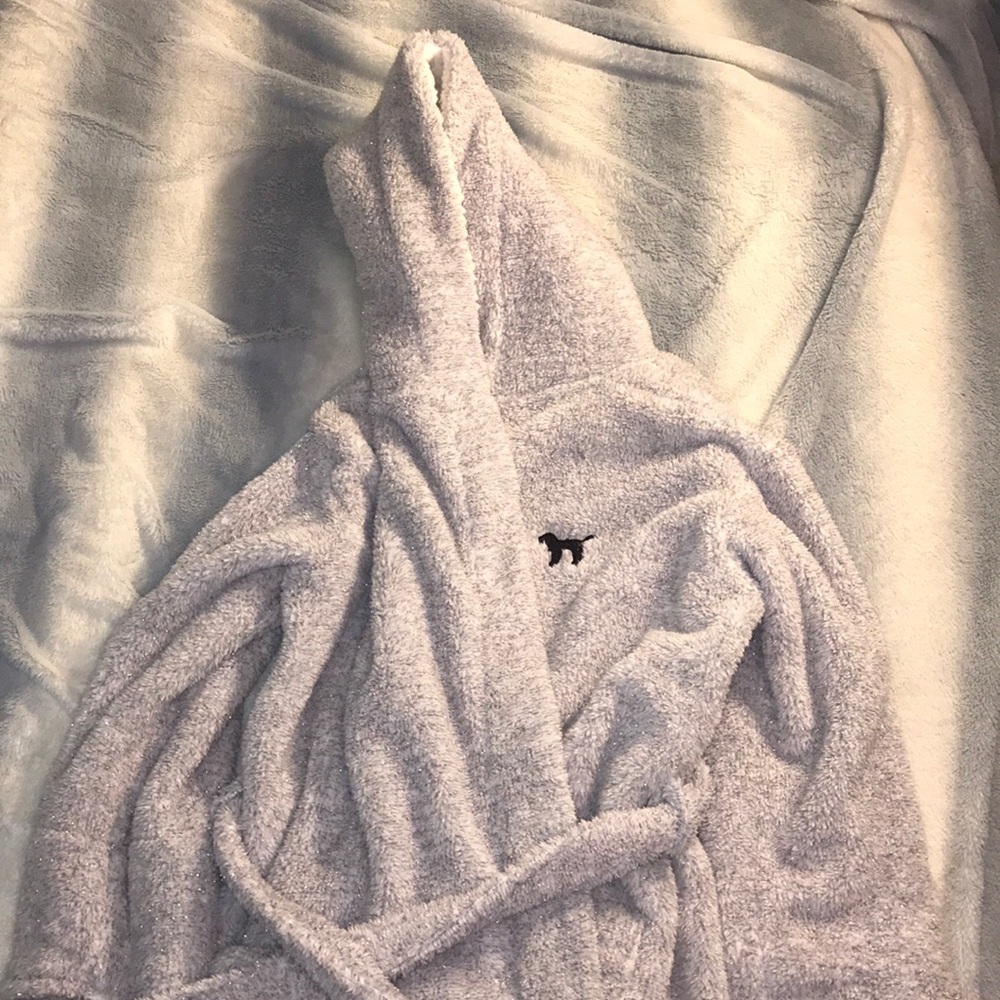 Pink Victoria’s Secret robe!